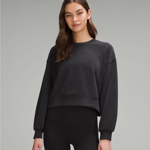 Lululemon Softstreme Perfectly Oversized Cropped Crew - Picture 1 of 5